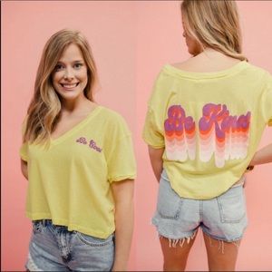 NWT Free People Heart of Gold Graphic Tee